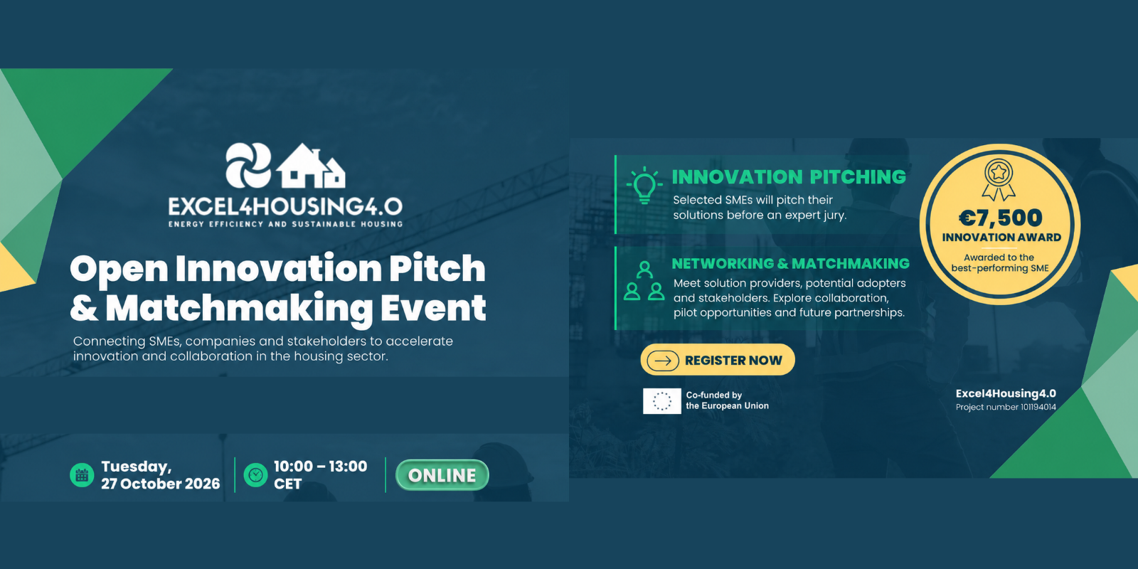 Excel4Housing Open Innovation Pitch & Matchmaking Event
