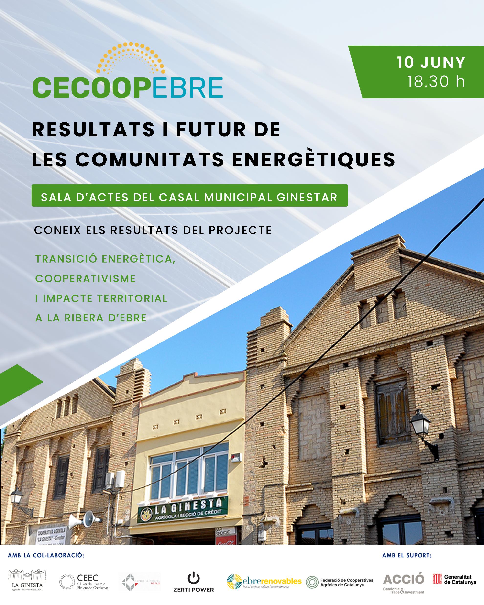 CECOOP-EBRE: Resultats i futur de les comunitats energètiques