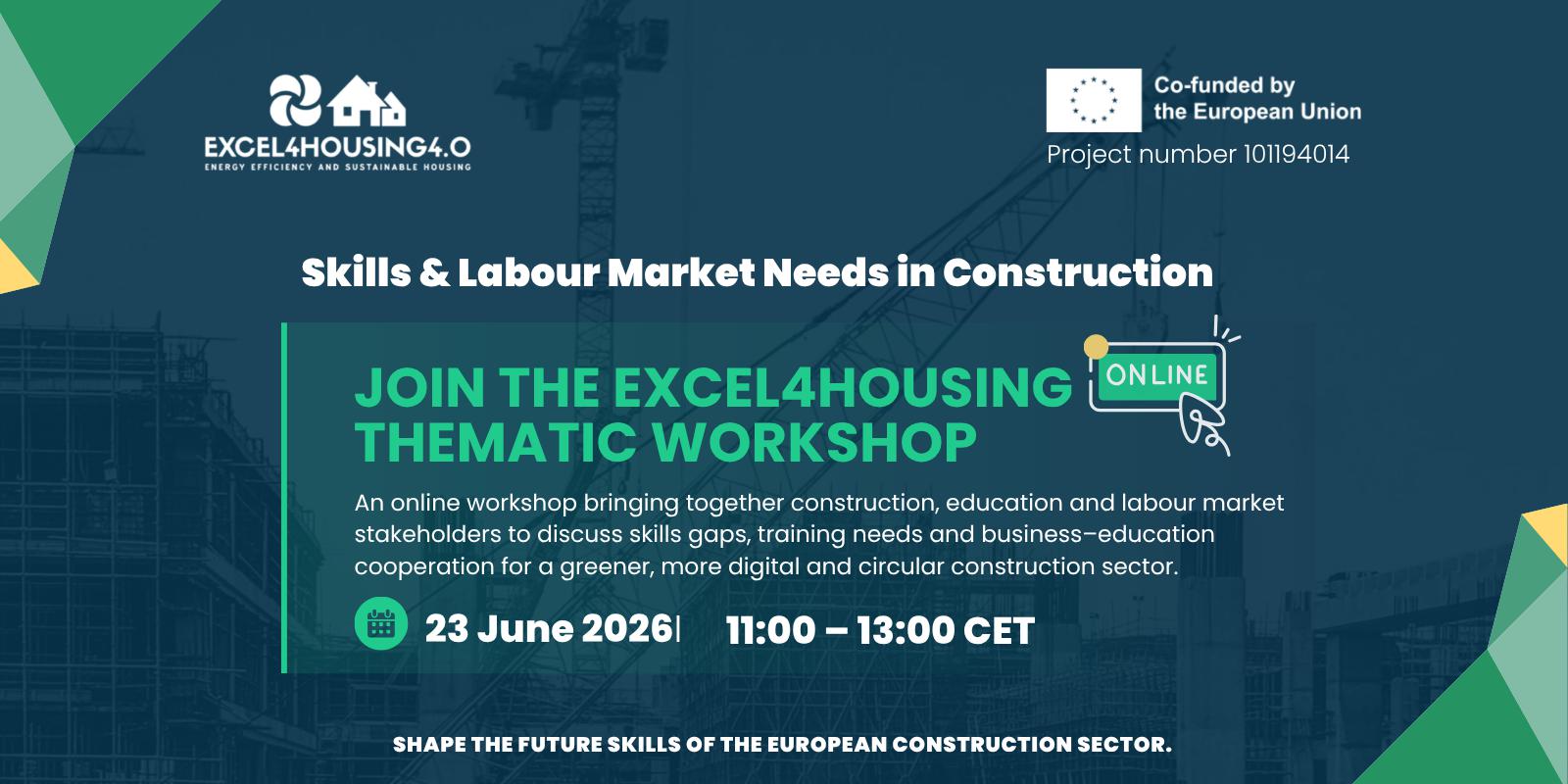 EXCEL4HOUSING THEMATIC WORKSHOP
