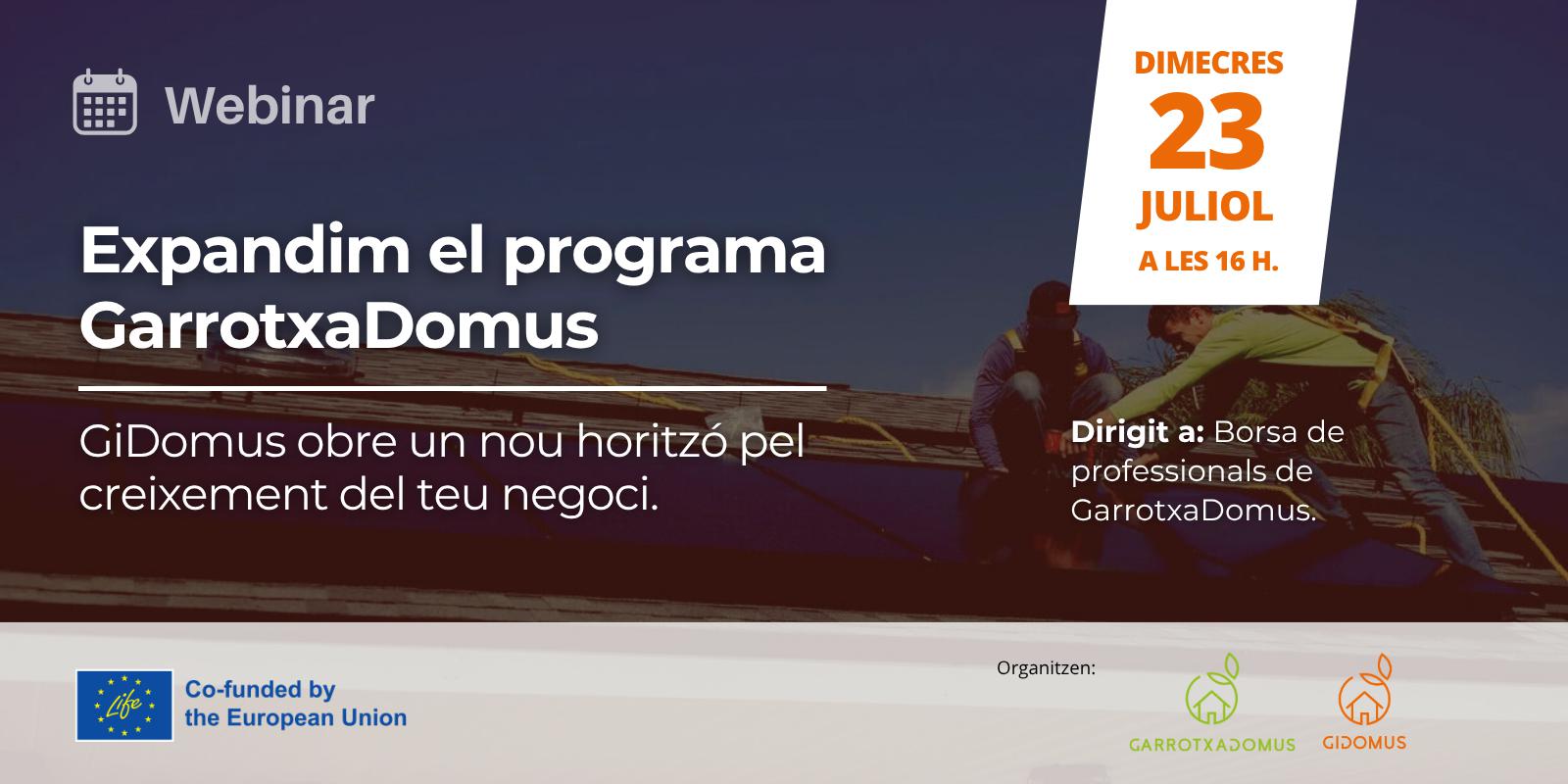 Webinar: Expandim el programa GarrotxaDomus