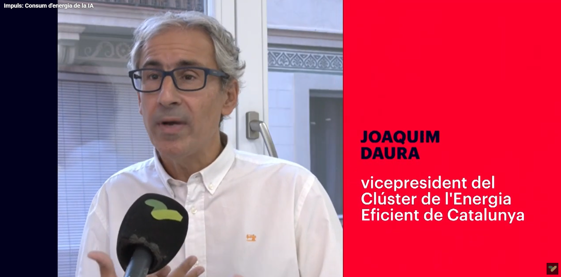 Joaquim Daura analitza a La Xarxa l’impacte energètic de la intel·ligència artificial