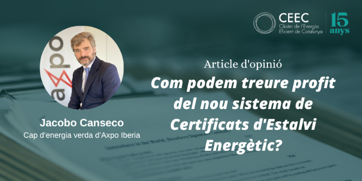 Com podem treure profit del nou sistema de Certificats d'Estalvi Energètic?