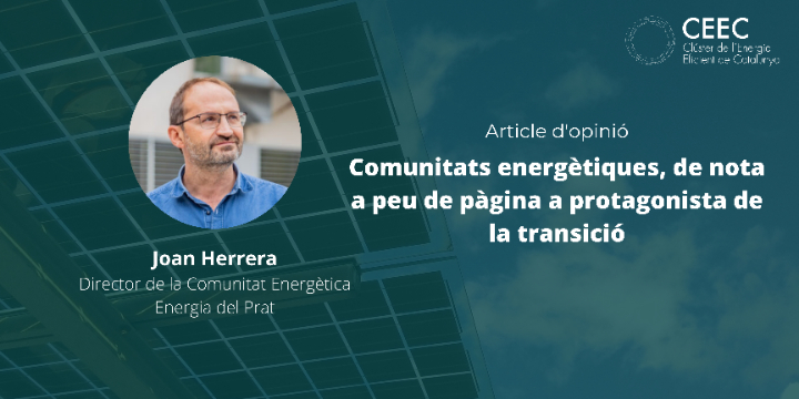 Comunitats energètiques, de nota a peu de pàgina a protagonista de la transició