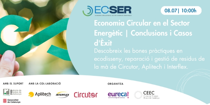 Webinar: Economia Circular en el Sector Energètic | Conclusions i Casos d'Èxit