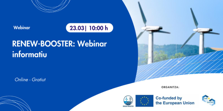 Webinar RENEW-BOOSTER: Descobreix com aconseguir fins a 60.000 € per a la innovació de la teva pime