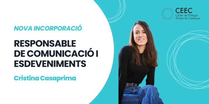 Donem la benvinguda a la nova responsable de Comunicació i Esdeveniments del CEEC, Cristina Casaprima
