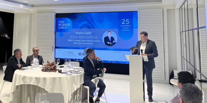 Pedro Calef (EBRO) destaca la reindustrialització i la nova mobilitat elèctrica al CEEC Business Lunch 2025