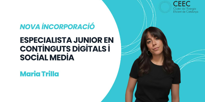 Donem la benvinguda a la nova Especialista Junior en Continguts Digitals i Social Media del CEEC , Maria Trilla