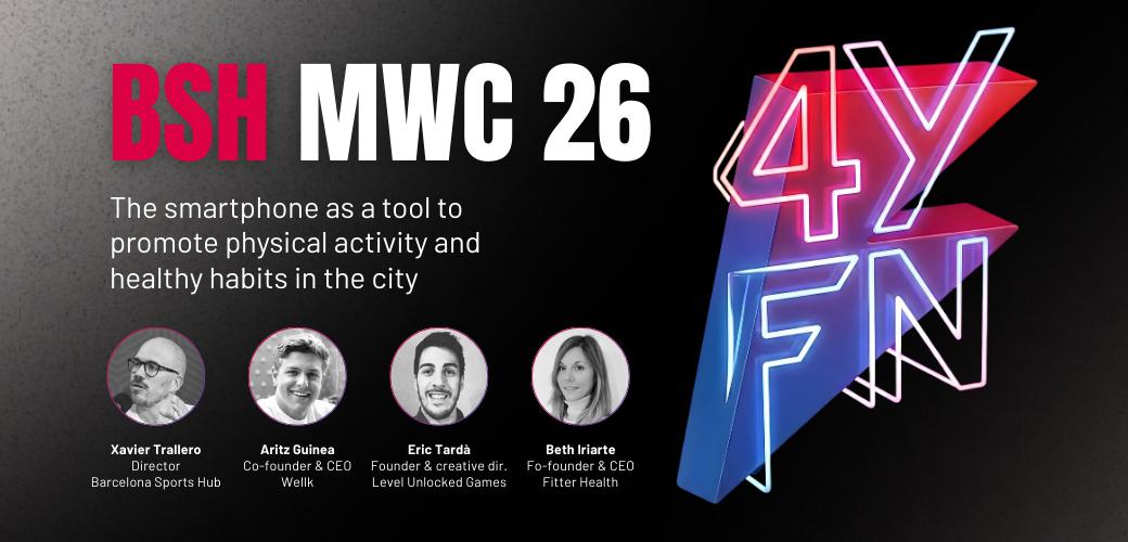 Taula rodona sobre mòbil, esport i hàbits saludables al 4YFN