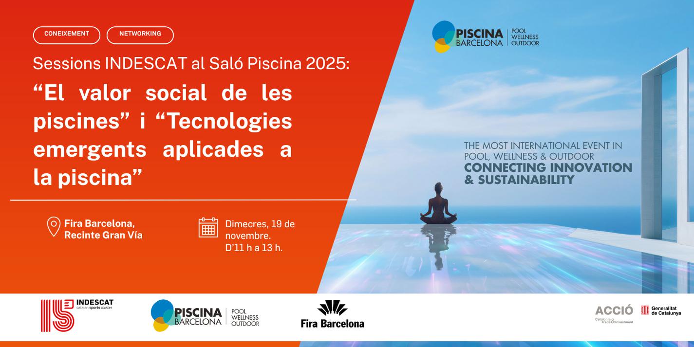 Sessions INDESCAT al Saló Piscina & Wellness 2025