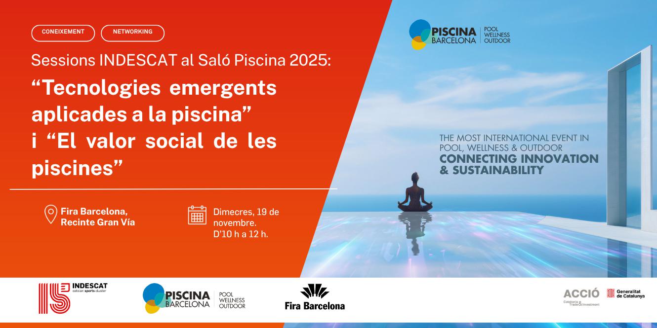 Sessions INDESCAT al Saló Piscina & Wellness 2025
