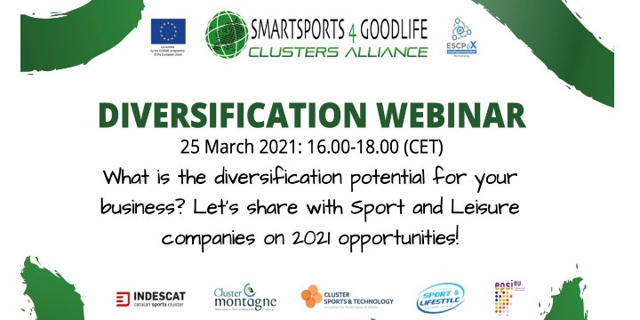 Webinar: "What is the diversification potential for your business?" (SmartSports4GoodLife)