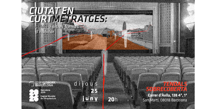 22@Creative Lab: Tendals sobrecoberta - Camins enlaire | Ciutat en curtmetratges