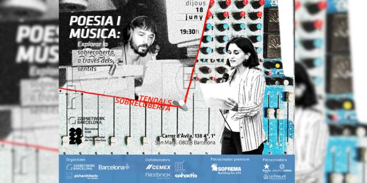 22@Creative Lab | Tendals sobrecoberta - Camins enlaire: Poesia i música