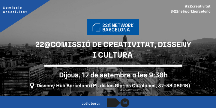 22@Comissió de Creativitat, Disseny i Cultura | Sessió de treball