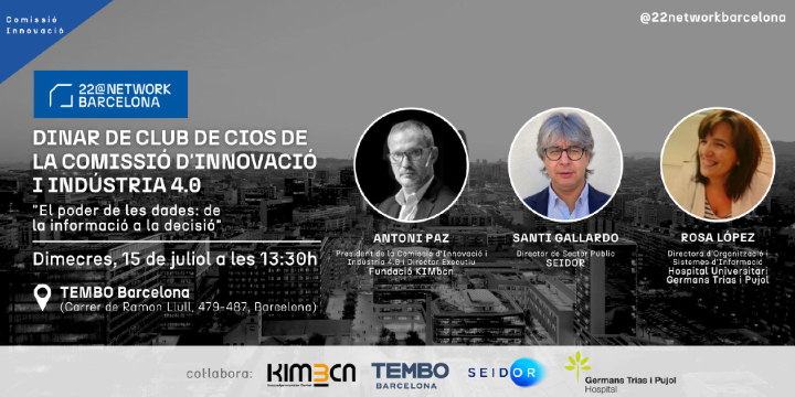 Dinar de Club de CIOS de la Comissió d'innovació i Indústria 4.0