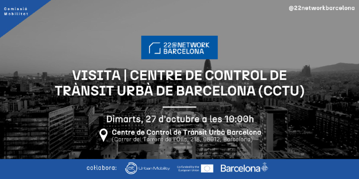 22@Comissió de Mobilitat | Visita al Centre de Control de Trànsit Urbà de Barcelona (CCTU)
