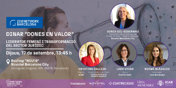22@Dinar de Dones en Valor | Lideratge femení i transformació del sector jurídic