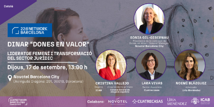 22@Dinar de Dones en Valor | Lideratge femení i transformació del sector jurídic