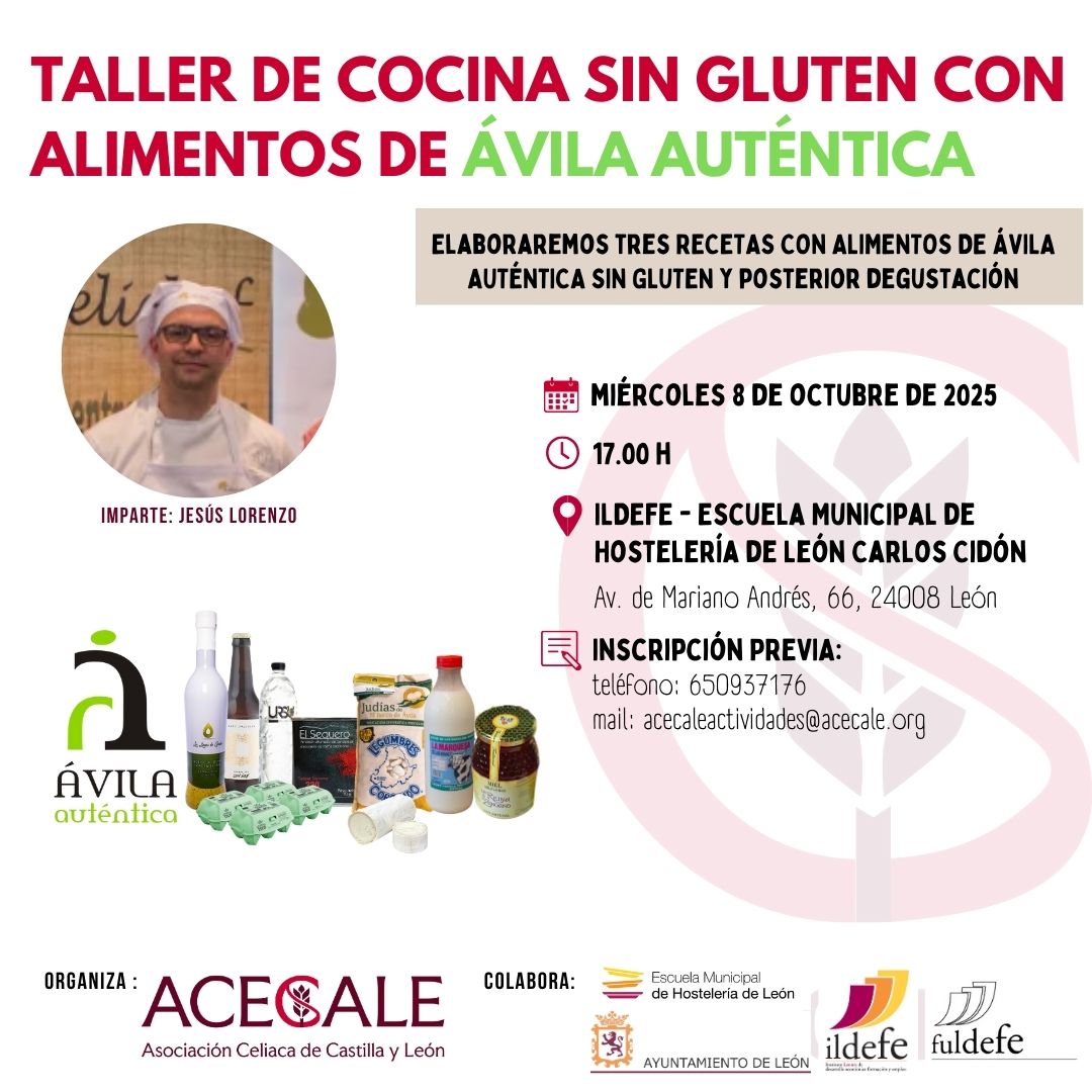 Presentación de Recescyl y Taller de Cocina Sin Gluten en León