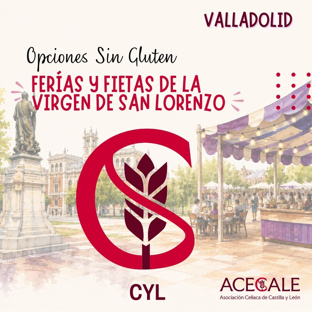Opciones Sin Gluten "Ferias y Fiestas de la Virgen de San Lorenzo" en Valladolid 2026