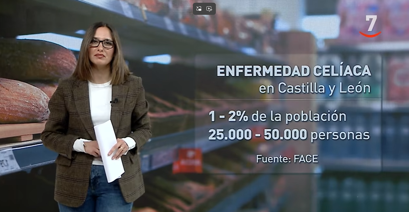 CYLTV Noticias realiza un reportaje sobre el Día de la la Enfermedad Celíaca y ACECALE presenta RECESCYL, el primer registro de pacientes celíacos