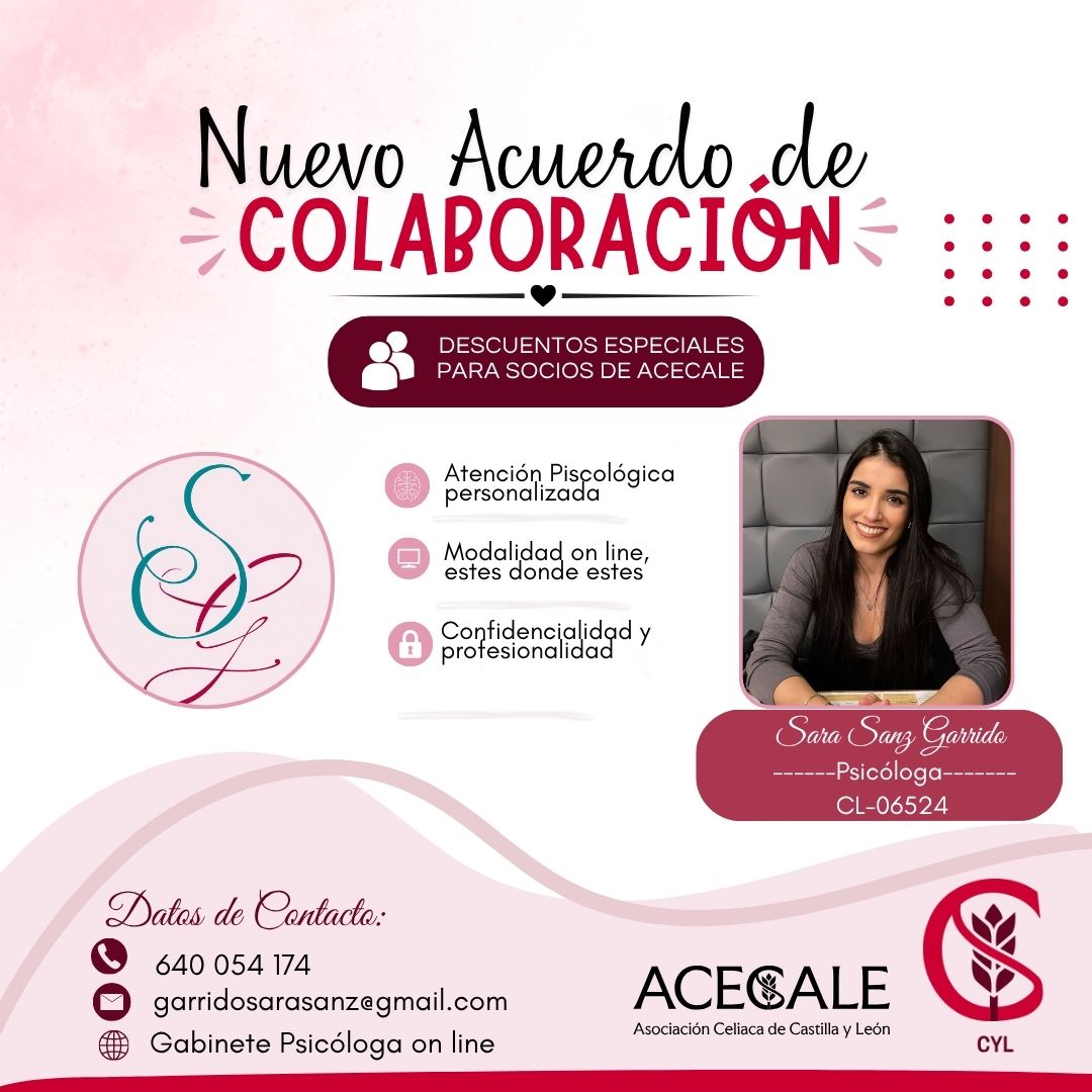 Nueva Colaboración con Sara Sanz Garrido Psicóloga