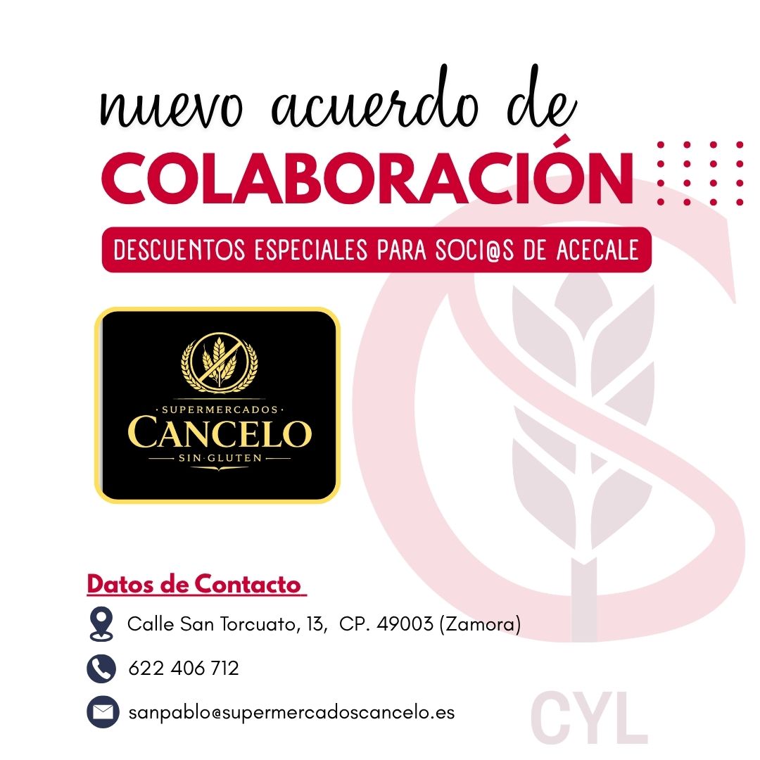 ACECALE firma un nuevo acuerdo de colaboración con Supermercados Cancelo en Zamora