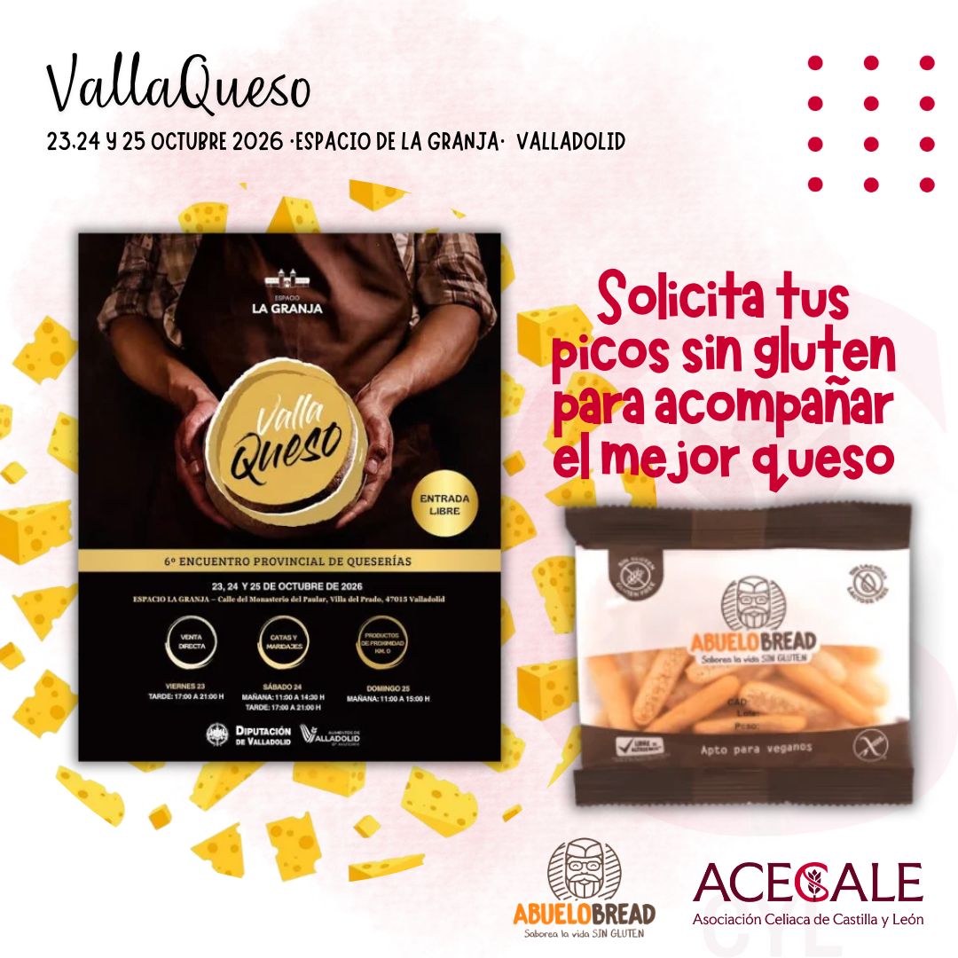VallaQueso 2026 apuesta por la inclusión alimentaria de la mano de Abuelo Bread y ACECALE