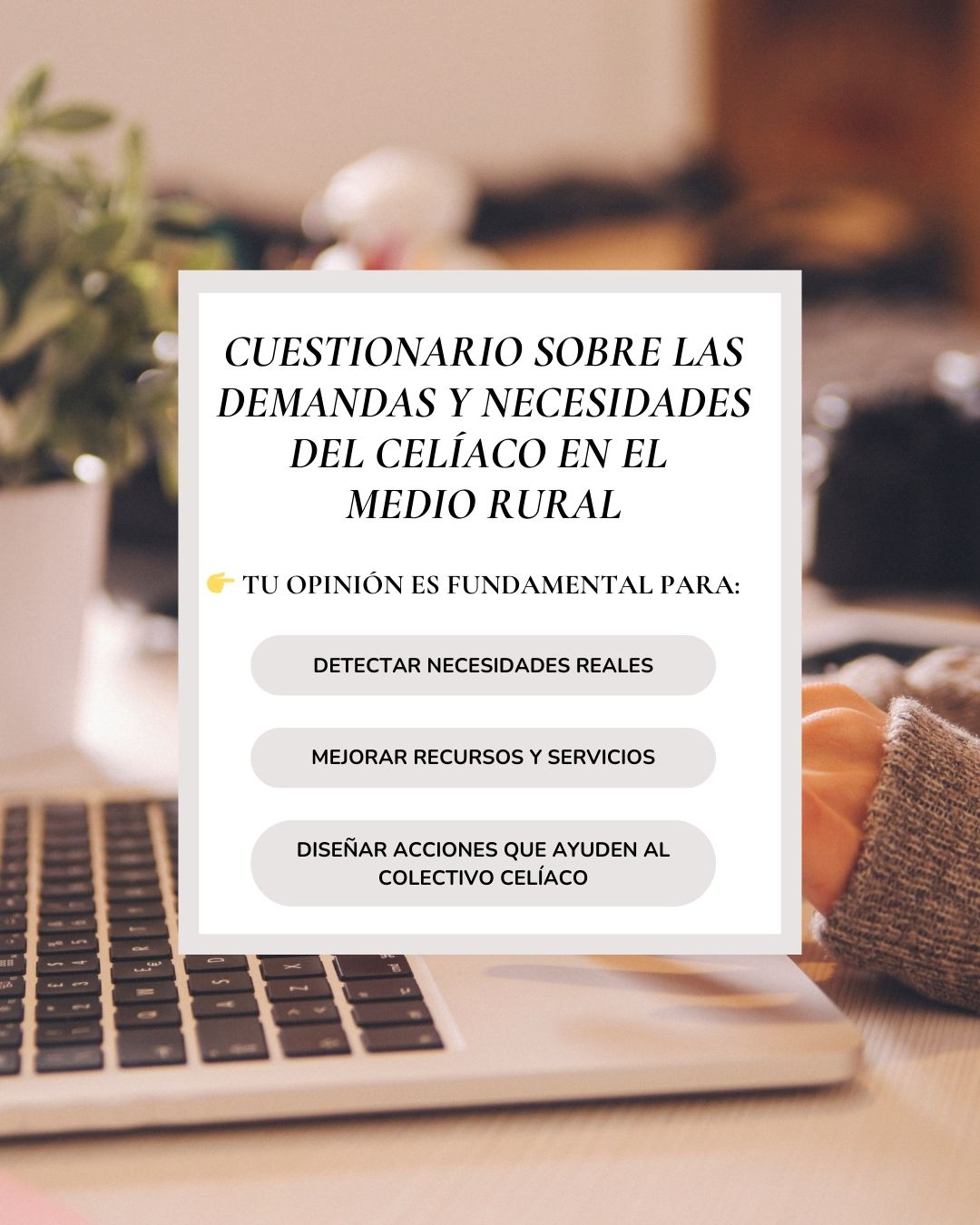 📝 Cuestionario sobre la situación del colectivo celíaco en el medio rural de Valladolid