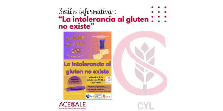 Sesión informativa "La intolerancia al gluten no existe"