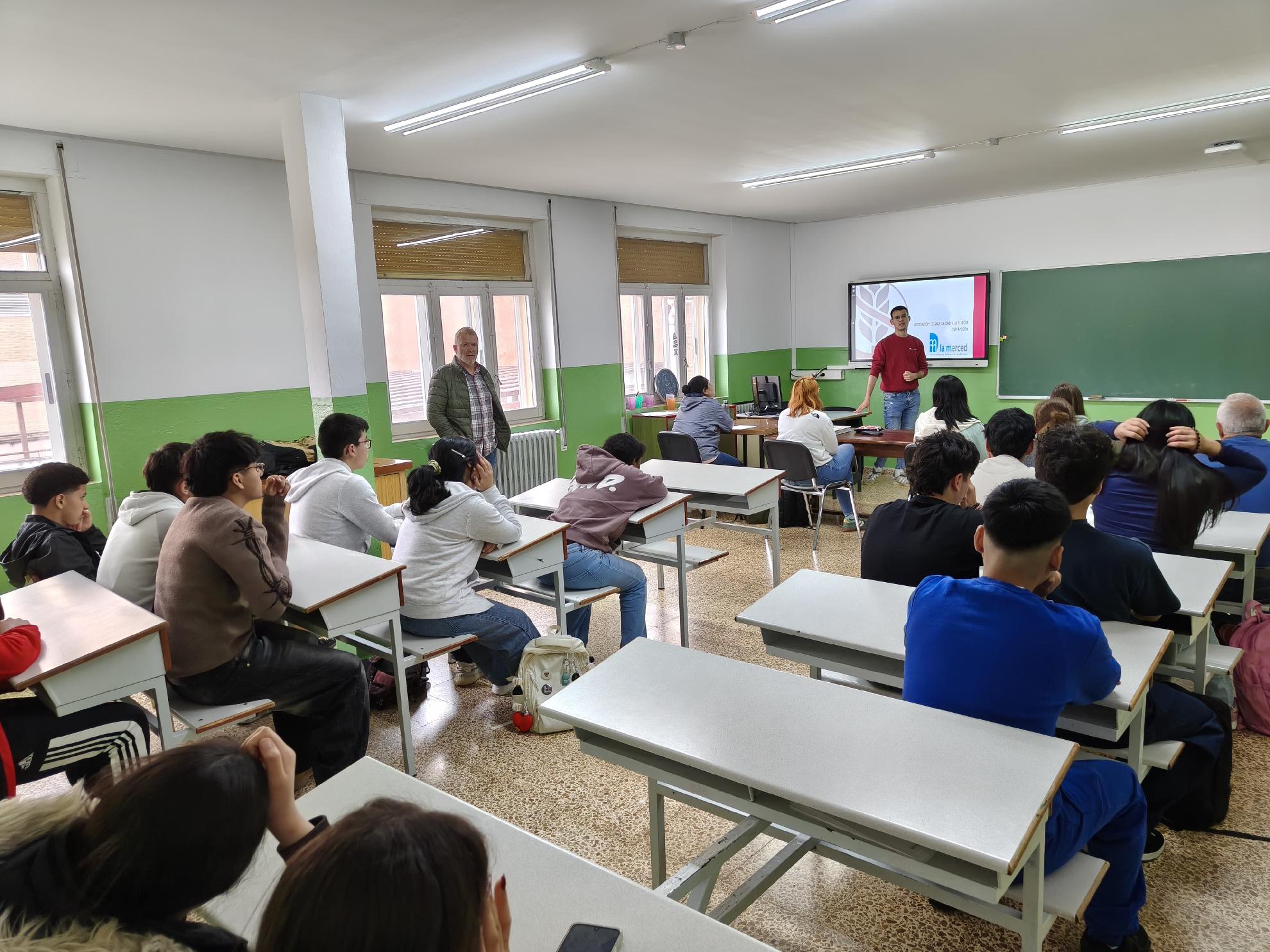 Campaña de sensibilización dirigida a alumnos del CIFP La Merced (Soria)