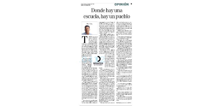 «Donde hay una escuela, hay un pueblo»: Iñaki Ecay reivindica el papel de la empresa familiar en el futuro de Navarra