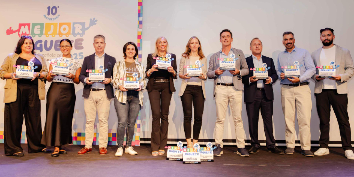 Éxito en la entrega de los premios “Mejor Juguete 2025” en Madrid