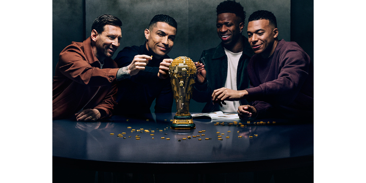 LEGO reúne a Ronaldo, Mbappé, Messi y Vini Jr.