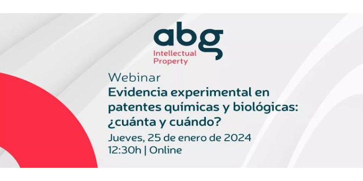 Webinar: Evidencia experimental en patentes químicas y biológicas: ¿cuánta y cuándo?