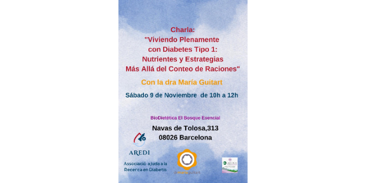 Xerrada Nutricional amb Maria Guitart