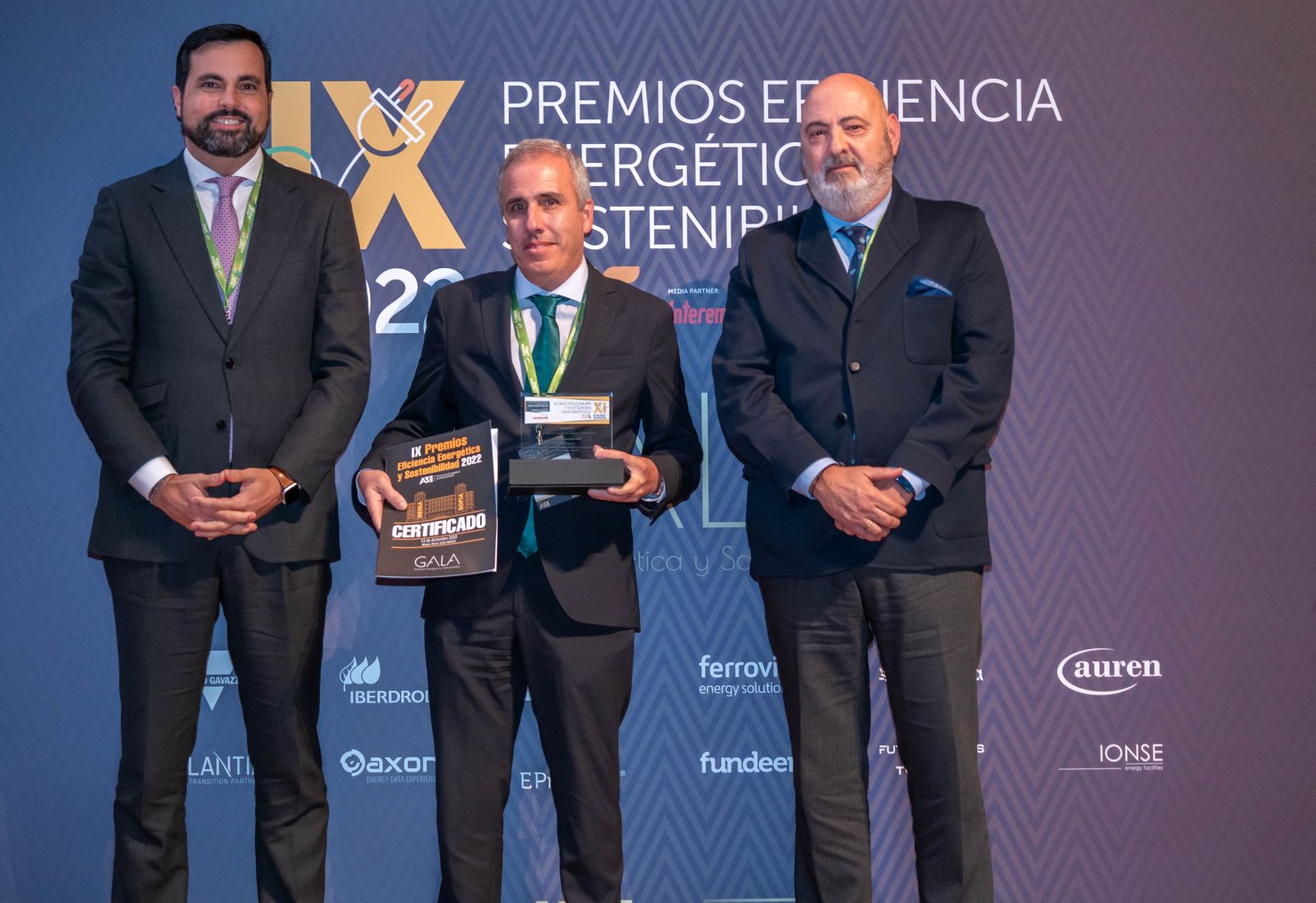 Caja Rural de Asturias recibe el primer premio como entidad financiera en los IX Premios Eficiencia Energética y Sostenibilidad