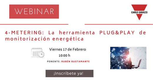 4- METERING: La herramienta PLUG&PLAY de monitorización energética