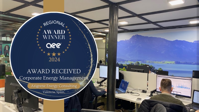 Azigrene, mejor empresa de Gestión Energética Corporativa por la Asociación de Ingenieros de Energía
