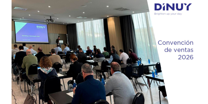 DINUY presenta su nueva gama de cargadores inteligentes para vehículo eléctrico en su Convención de Ventas Nacional 2026