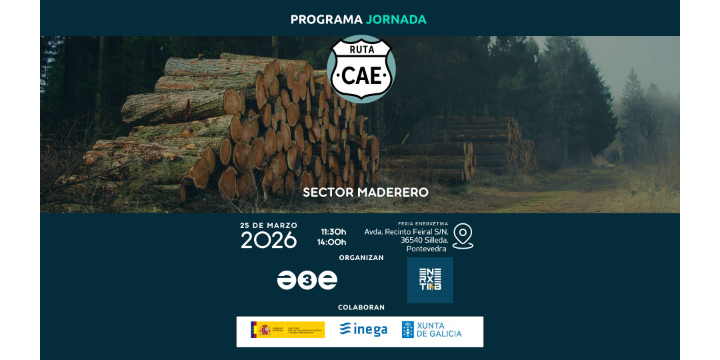 La Ruta CAE 2026 llega a Galicia con una jornada sobre eficiencia energética en el sector maderero en Enerxétika