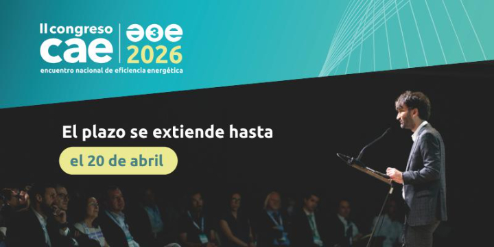 Se amplía el plazo para enviar comunicaciones al II Congreso CAE hasta el 20 de abril