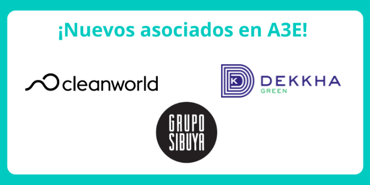 ¡Nuevas empresas se suman a A3E! Conoce a Cleanworld, Dekkha Green y Grupo SIBUYA
