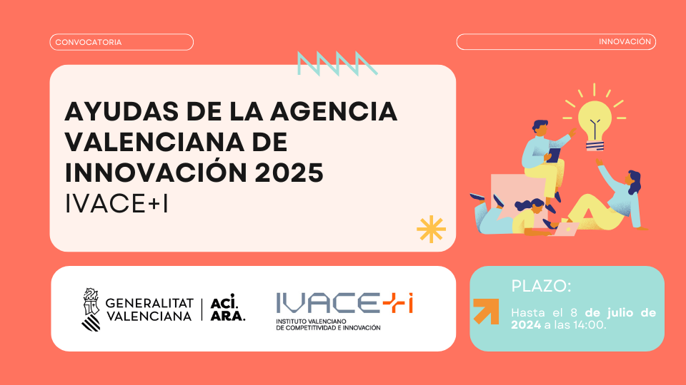 Ayudas de la Agencia Valenciana de Innovación 2025 | IVACE+i
