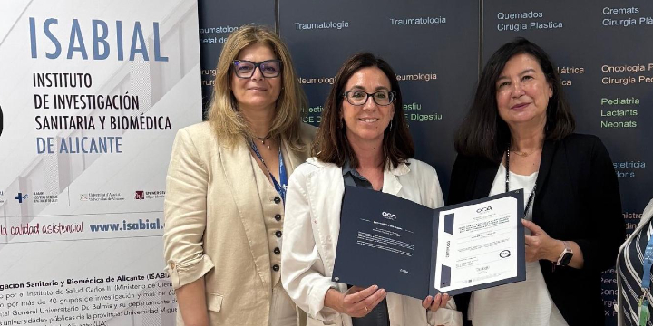 ISABIAL consigue la certificación ISO 56001 consolidándose como referente en innovación en investigación en salud