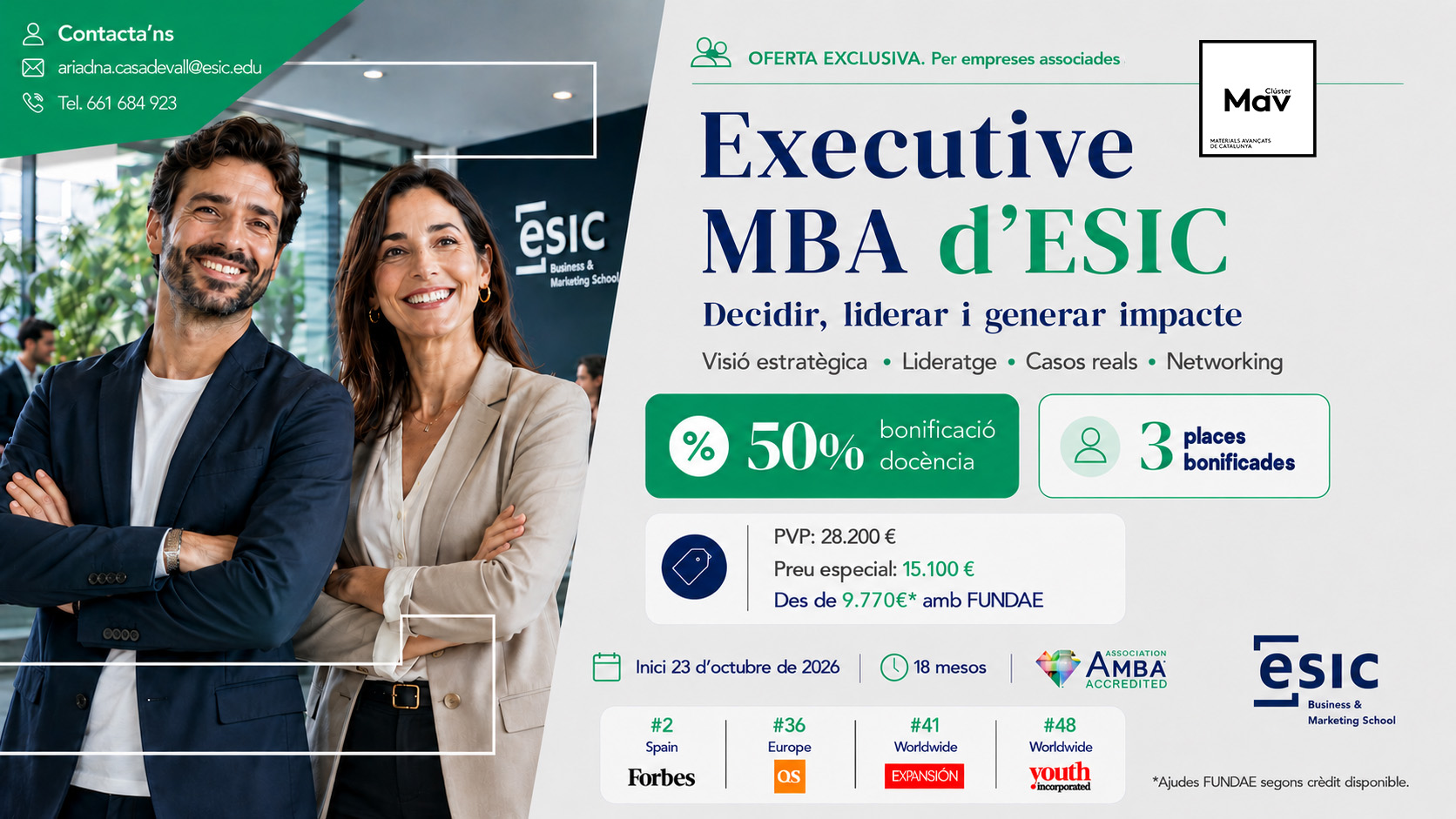 Executive MBA d'ESIC Barcelona