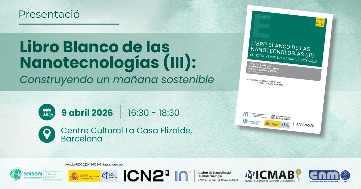 Presentació del Llibre blanc de les nanotecnologies