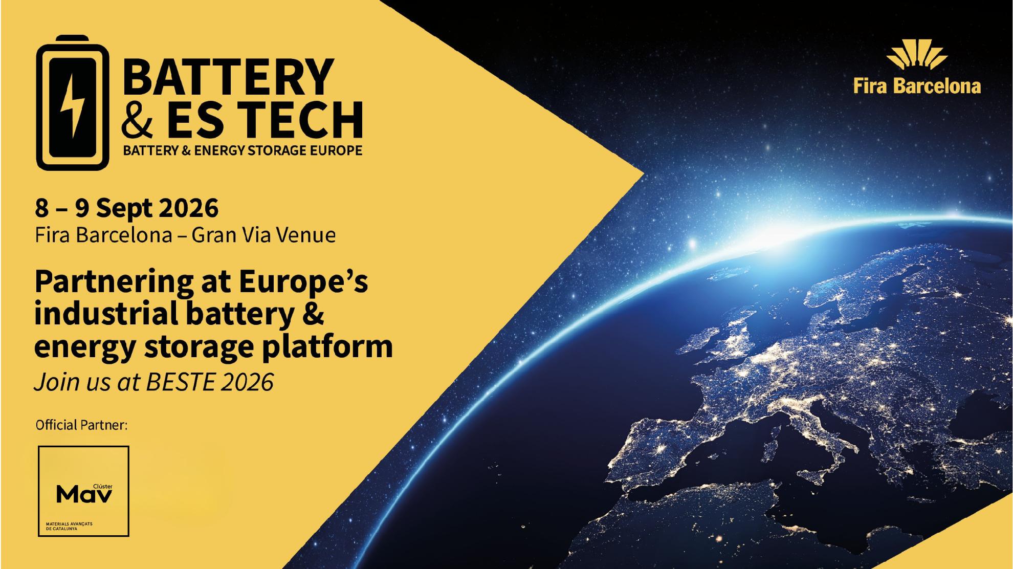 Battery & Energy Storage Tech Europe 2026