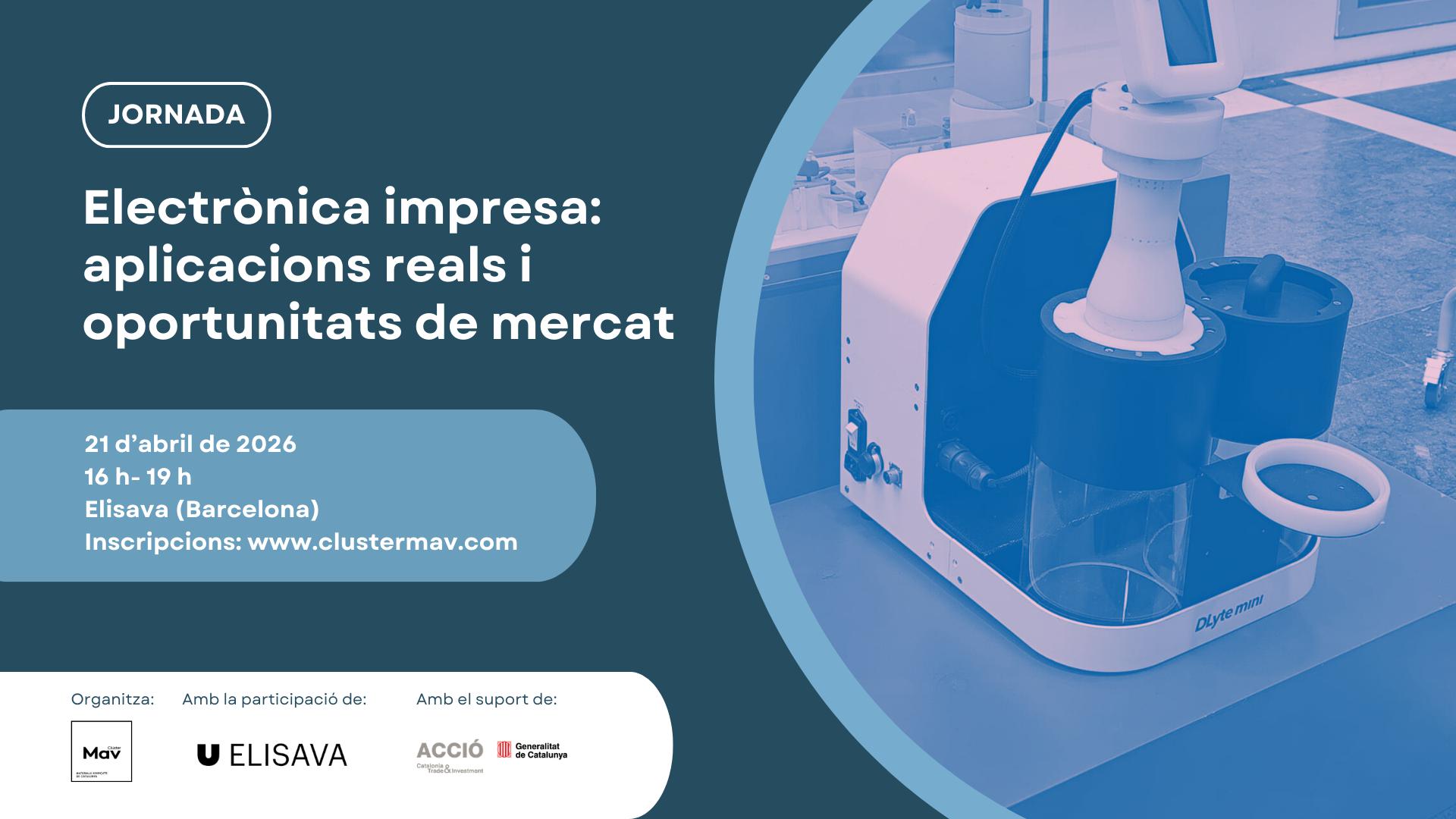 Jornada | Electrònica impresa: aplicacions reals i oportunitats de mercat